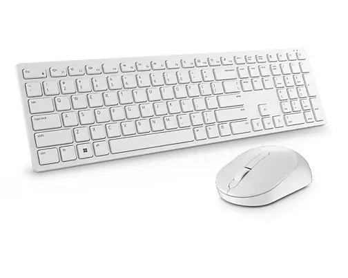 Combo Inalámbrico DELL Teclado y Ratón KM5221W Pro Blanco