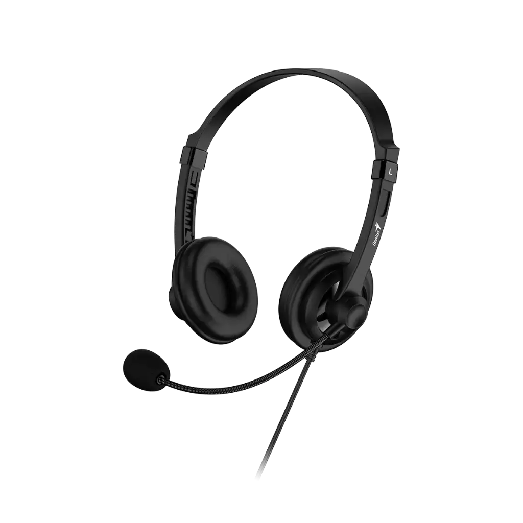 Audífono - Micrófono GENIUS HS-230u/ USB-A / Negro