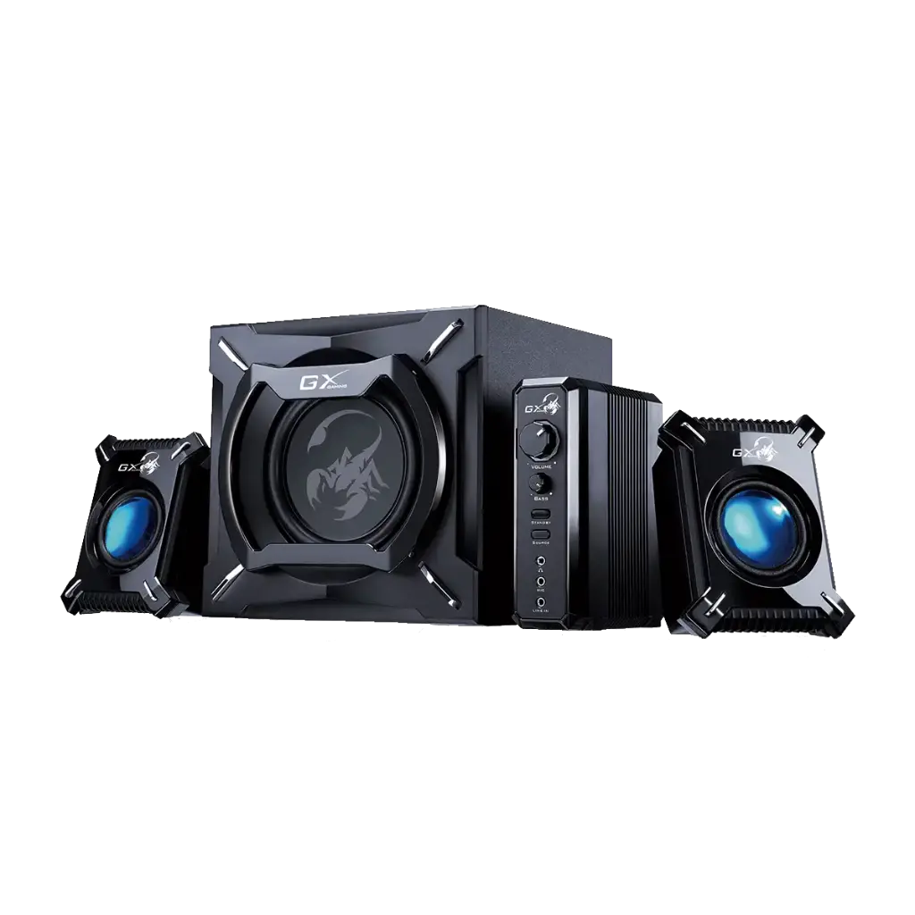 Corneta Gaming GENIUS SW-G2.1 1000/ 26W/ 3.5MM/ BT / 100v-240v/ Negro