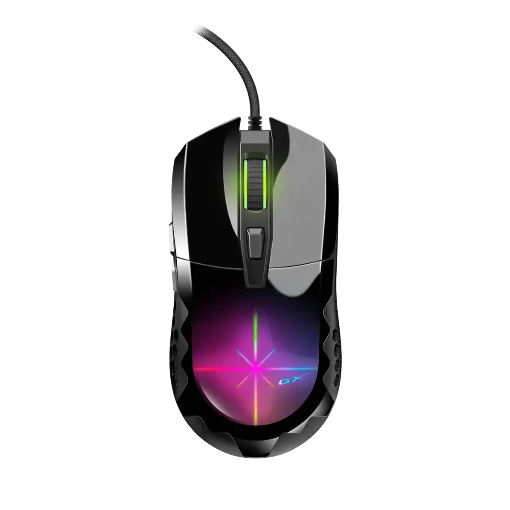 Mouse Gaming GENIUS Scorpion M715 / 7200dpi/ 6 botones/ RGB / USB / negro 