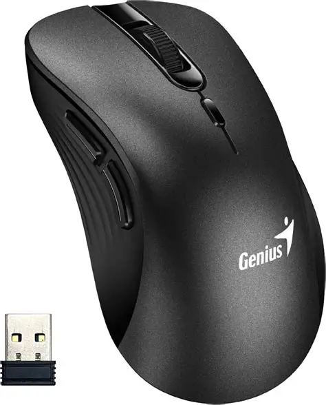 Mouse Inalambrico GENIUS ERGO 8100S / 1600dpi / 6 botones/ Negro 