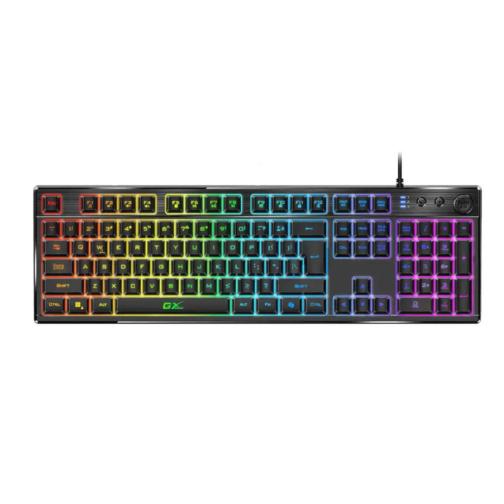 Teclado Gaming GENIUS Scorpion K7 PLUS RGB/ Español / USB / Negro