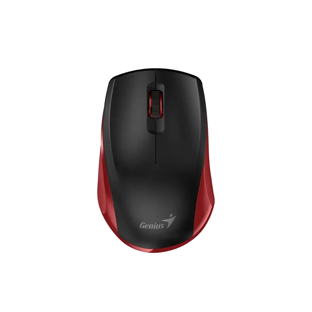 mouse genius nx-8006s/ 1200dpi/ 3 botones/ inalambrico/ 2.4 ghz/ usb-a/ rojo