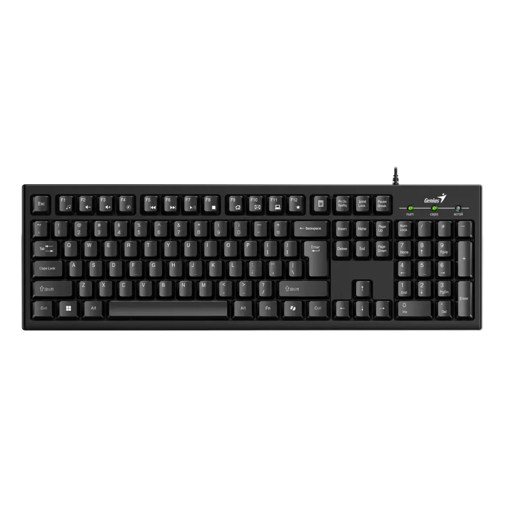 Teclado GENIUS USB Smart KB-100 Clásico español Negro