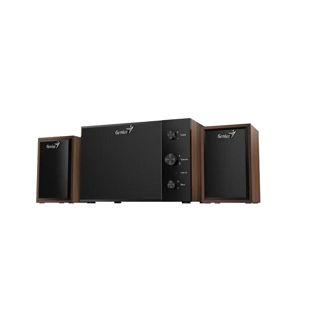 Cornetas SUBWOOFER GENIUS SW-2.1 350 / 15W / 3.5MM Negro