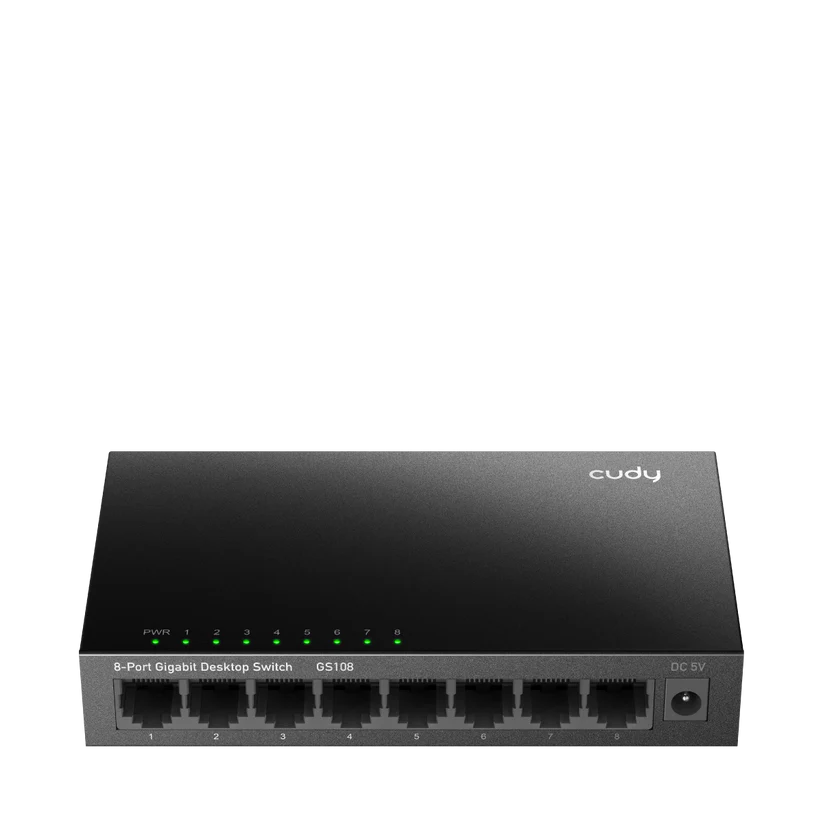 Switch Cudy Gigabit de 8 puertos Metal Case
