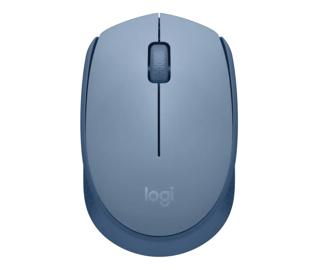 Mouse Inalámbrico LOGITECH M170 Gris Azulado - Plug & Play (3 Botones - 1000 DPI)