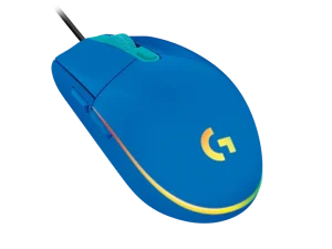 Mouse Gaming LOGITECH G203 Azul Lightsync - RGB (6 Botones - 8000 DPI - USB)