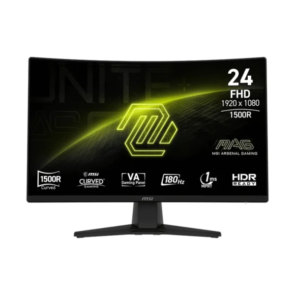 Monitor MSI Gaming MAG 242C Curvo 180Hz FHD