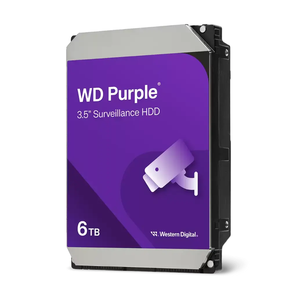 Disco Duro WESTERN DIGITAL Purple 6TB 3.5" 