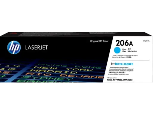 [W2111A] Consumible HP 206A Cyan LJ Toner Cartridge M255