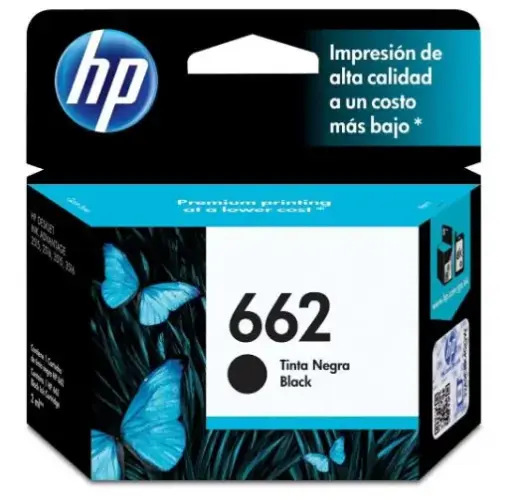 [CZ103AL] Cartucho HP 662 Negro DJ 1015/1515/2515/2545/3515