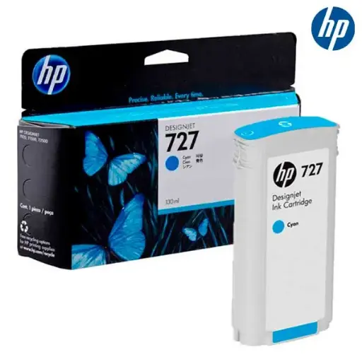 [B3P19A] Consumible HP 727 Cartucho Cyan