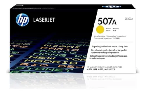 [CE402A] Consumibles HP 507A Ton Yellow LaserJet