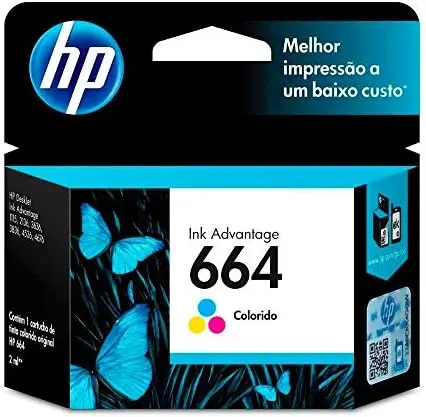 [F6V28AL] Cartucho HP 664 Tri-Color 