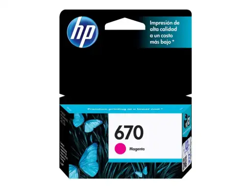 [CZ115AL] Cartucho HP 670 Rojo DJ 4615/3525/4625/5525