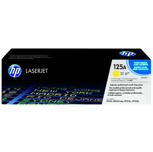 [CB542A] Toner HP 125A Amarillo LJ CP1215/1515/1518