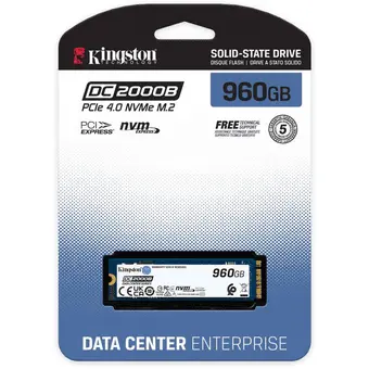 [SEDC2000BM8/960G] Disco de estado solido KINGSTON 960GB SSD PCIe 4.0 NVMe M.2 ENTERPRISE