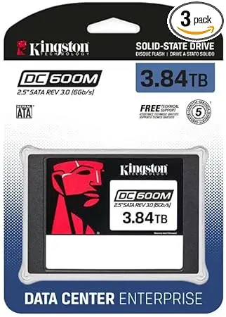 [SEDC600ME/3840G] Disco de estado solido KINGSTON SSD DC600M 3840GB Data Center Enterprise