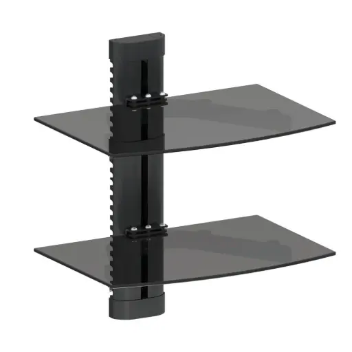 [ARG-BR-8222] Base ARGOMTECH para Pared Basico Doble/ Negro