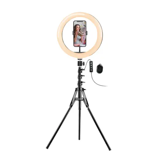 [ARG-LP-9320BK] Aro de Luz ARGOMTECH LED USB 10"  SpotLight Pro9320