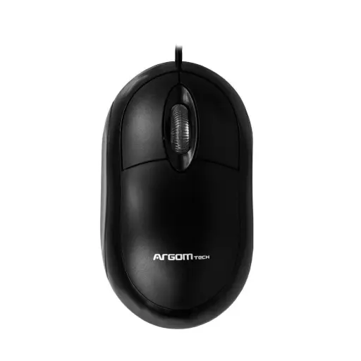 [ARG-MS-0002] Mouse ARGOMTECH Clasico USB/ Negro