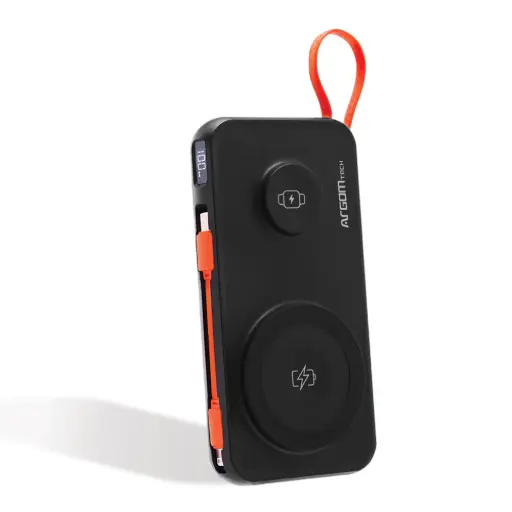 [ARG-PB-1164BK] PowerBank ARGOMTECH Magnetic ST10 4 en 1- 10000mAh/ Negro