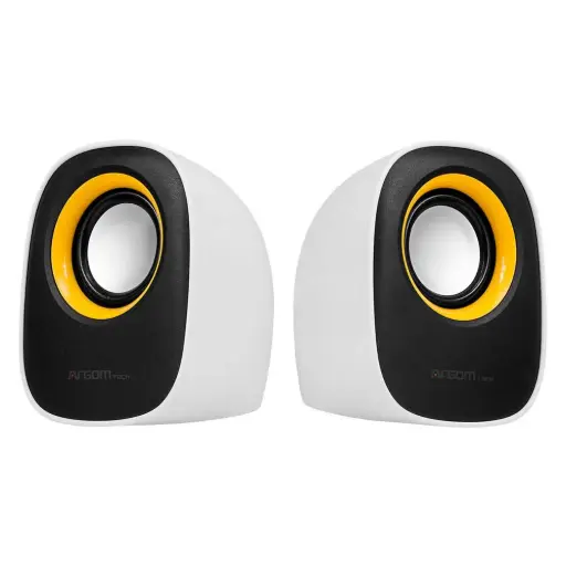 [ARG-SP-1020] Speakers ARGOMTECH Estereo EKO Multimedia 2.0/ Blanco