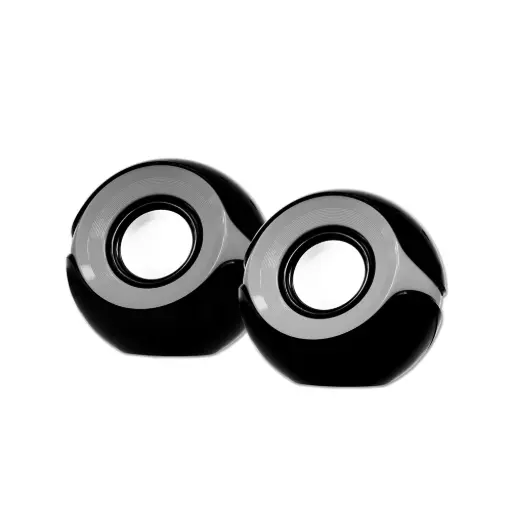 [ARG-SP-1024BK] Speakers ARGOMTECH Estereo ORBIT Multimedia 2.0 3W/ Negro