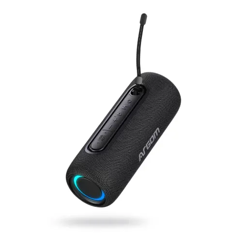 [ARG-SP-3123BK] Corneta ARGOMTECH Portatil Radyon X32 LED Bluetooth/ Negro