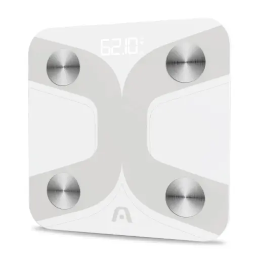 [ARG-SC-8210WT] Peso Inteligente Accura 10BT Medidas biométricas ARGOMTECH Blanco