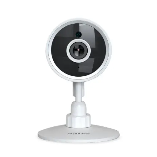 [ARG-SV-8010WT] Cámara ARGOMTECH Inteligente Wi-Fi 2K QHD visión nocturna- asistente de voz/ Blanco