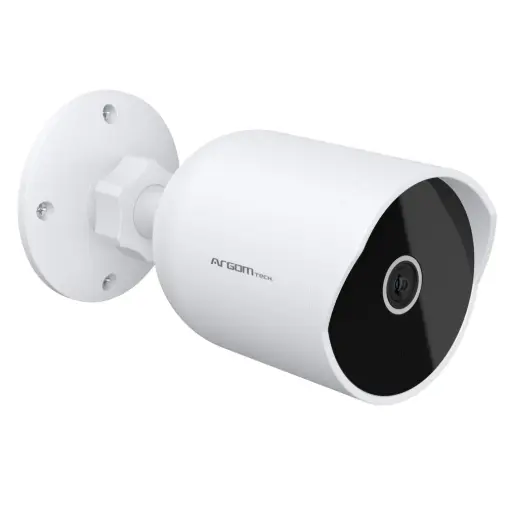 [ARG-SV-8070WT] Cámara ARGOMTECH Inteligente Outdoor WiFi 2K QHD visión nocturna- Asist. de Voz/ Blanco