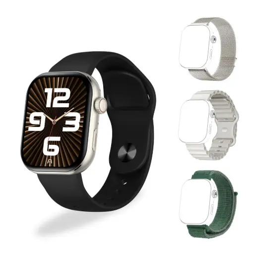 [ARG-WT-6040BG] Reloj ARGOMTECH Inteligente SKEI B20 - Pantalla amoled 1.43” y GPS/ Beige