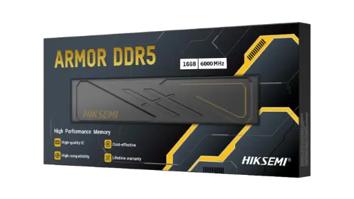 [HS-DIMM-U1(STD)/HSC516U60D2] Memoria HIKSEMI Armor 16GB DDR5-6000MHz UDIMM 