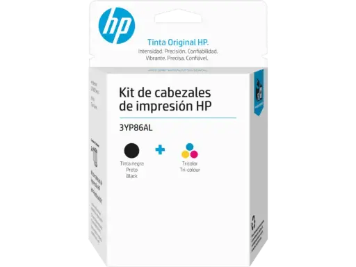 [3YP86AL] Kit de Cabezales HP Black + Tri-color Serie 100/300/400 Smart Tank