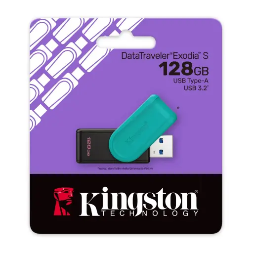 [DTXS/128GB] Pendrive KINGSTON 128GB Usb DataTraveler EXODIA USB3.2 