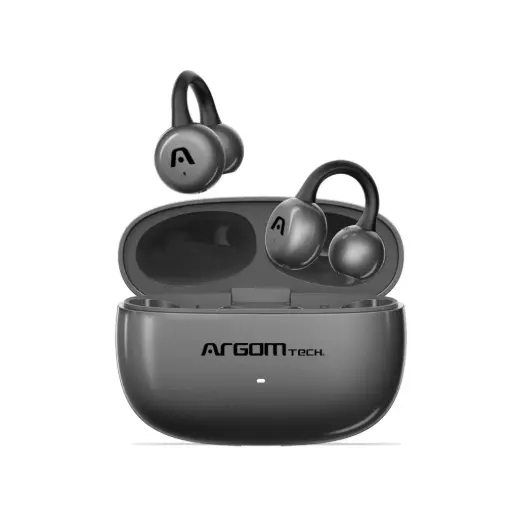 [ARG-HS-5040GM] Audífono ARGOMTECH SkeipodS E40 inalambrico Bluetooth- clip ultraligero/ Negro