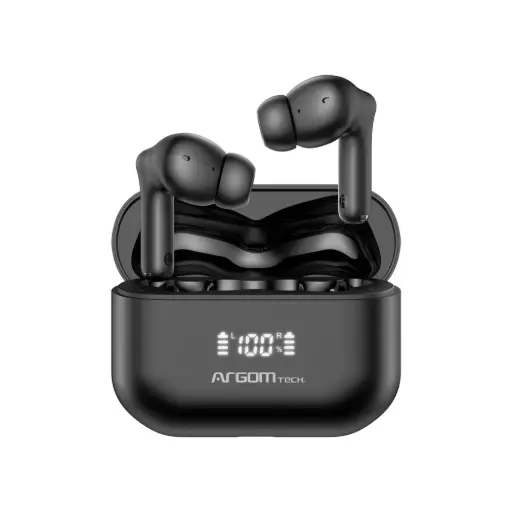 [ARG-HS-5086BK] Audífono ARGOMTECH Skeipod E86 inalámbrico Bluetooth/ Negro (copia)