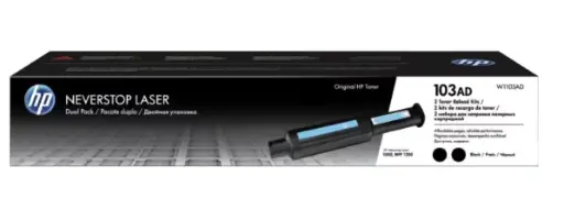 [W1103AD] Tóner HP 103A Negro Neverstop Paquete de 2 und.