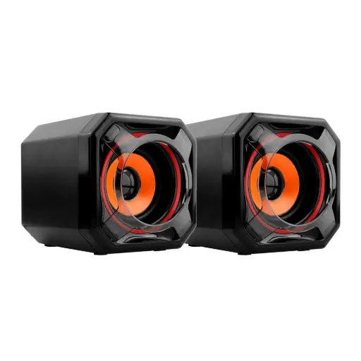 [ARG-SP-1049BK] Cornetas ARGOMTECH Multimedia Volcano Bass Estéreo 2.0  
