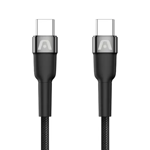 [ARG-CB-0047BK] Cable ARGOMTECH Fast Charge Type-C to Type-C -65W NEGRO