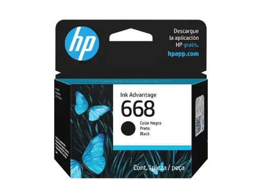 [7FP37VL] Consumible HP Advantage 668, negro