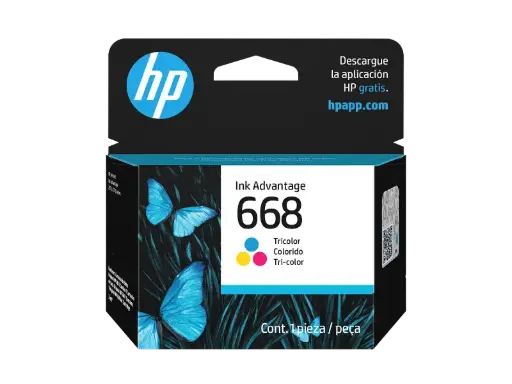 [7FP36VL] Consumible HP Advantage 668, Tricolor