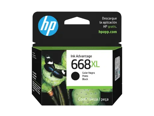 [7FP39VL] consumible HP Advantage 668XL, negro
