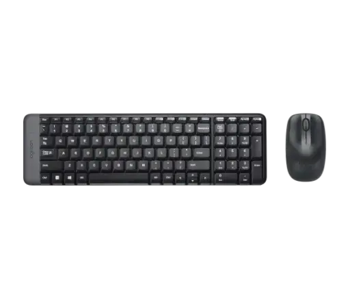 [920-004430] Combo Inalámbrico LOGITECH MK220 Teclado & Mouse - Black (1000 DPI)
