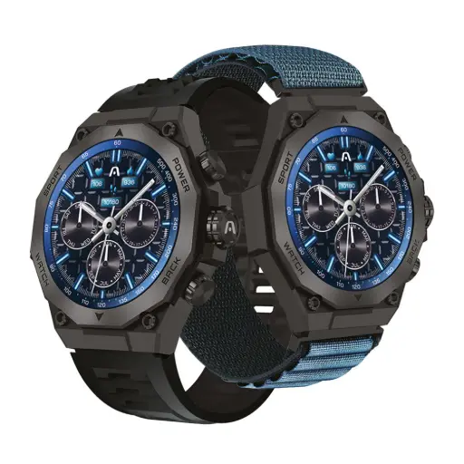 [ARG-WT-6071BK] Smartwatch ARGOMTECH inteligente SkeiWatch C71