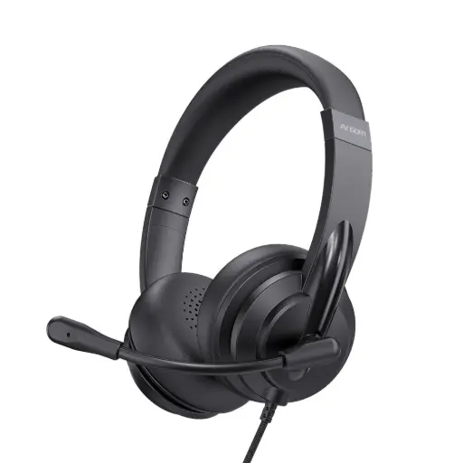 [ARG-HS-2600BK] Audifonos ARGOMTECH empresariales con cable WorkPro 260 y micrófono con cancelación de ruido