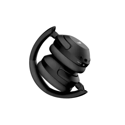 [31710029400] Audífono - Micrófono GENIUS HS-810BT/ 3.5mm/ plegable/ BT 5.3/ USB C / Negro 