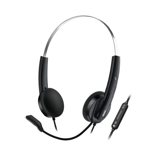 [31710032401] Audífono - Micrófono GENIUS HS-220u/ USB-C / Negro